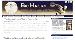 Desktop Screenshot of biohacks.net